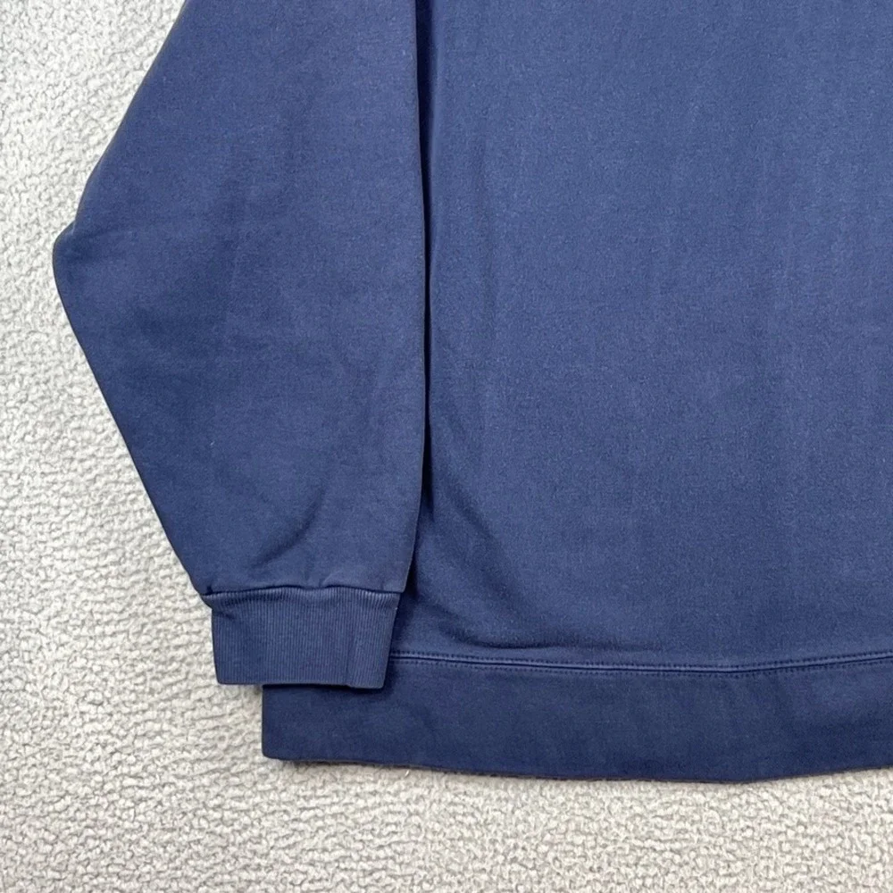 Vintage Nike Team Center Swoosh Hoodie Navy Blue Marquette Golden Eagles Mens L‎